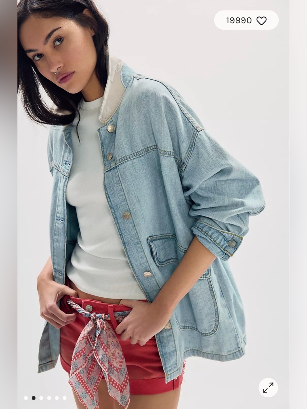 We The Free Lemon Denim Jacket - Picture 2 of 8